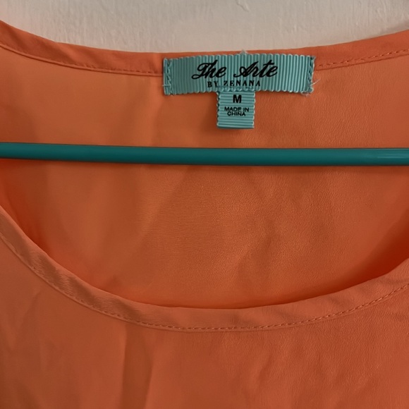 The Arte by Zenana peach Short Sleeve Blouse - Picture 4 of 7